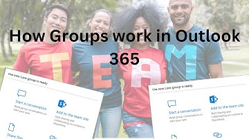 How groups work in Outlook online. Create, manage and delete a group