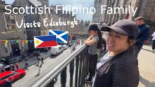 SCOTTISH FILIPINO FAMILY VISITS EDINBURGH | HOTTER THAN MANILA? #family #filipino #jollibee