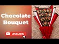 How to make chocolate bouquet🍫✨️#chocolatebouquets #diybouquet #handmadegifts 