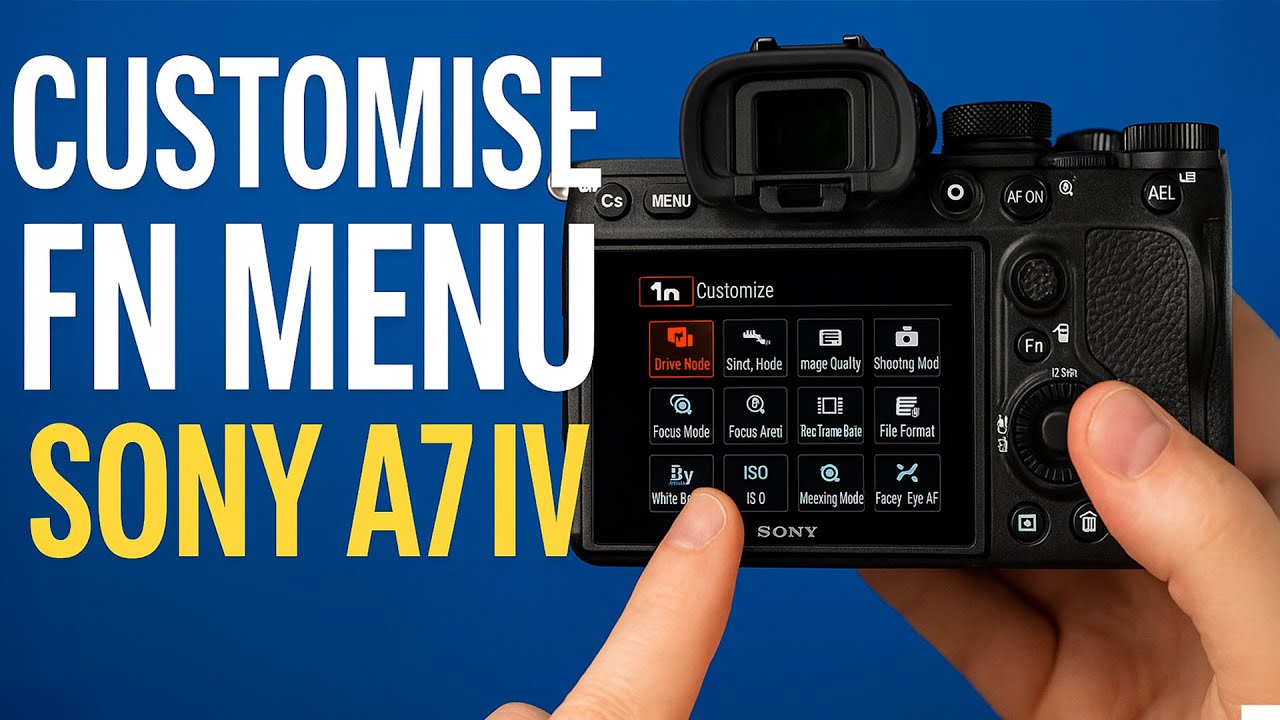 Sony Camera Function Menu How to Customise the Function Menu (Fn Menu) on the Sony A7 IV - YouTube
