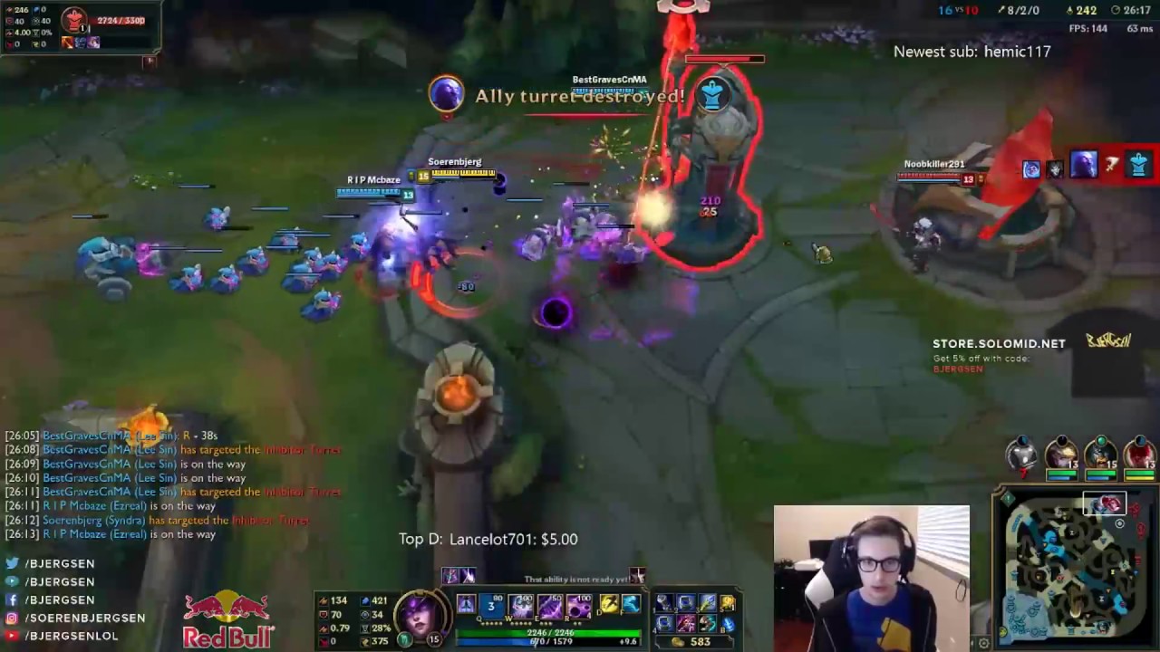 When Bjergsen meets Faker - NA Challenger Solo Queue