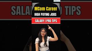 MCom Career | High Paying Jobs, Roles &amp; Salary in India #mcom #careerscope