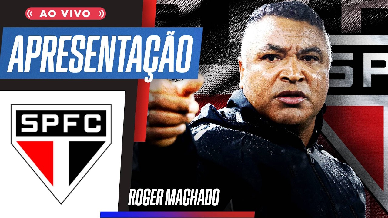 SÃO PAULO AO VIVO: ROGER MACHADO É APRESENTADO COMO NOVO TÉCNICO | ESPN