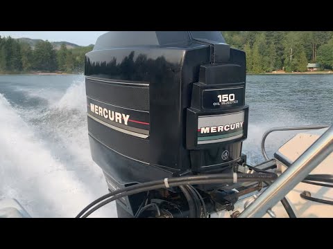 Mercury 150HP 2stroke V6 Timing, oil injection block off, new vacuume lines.