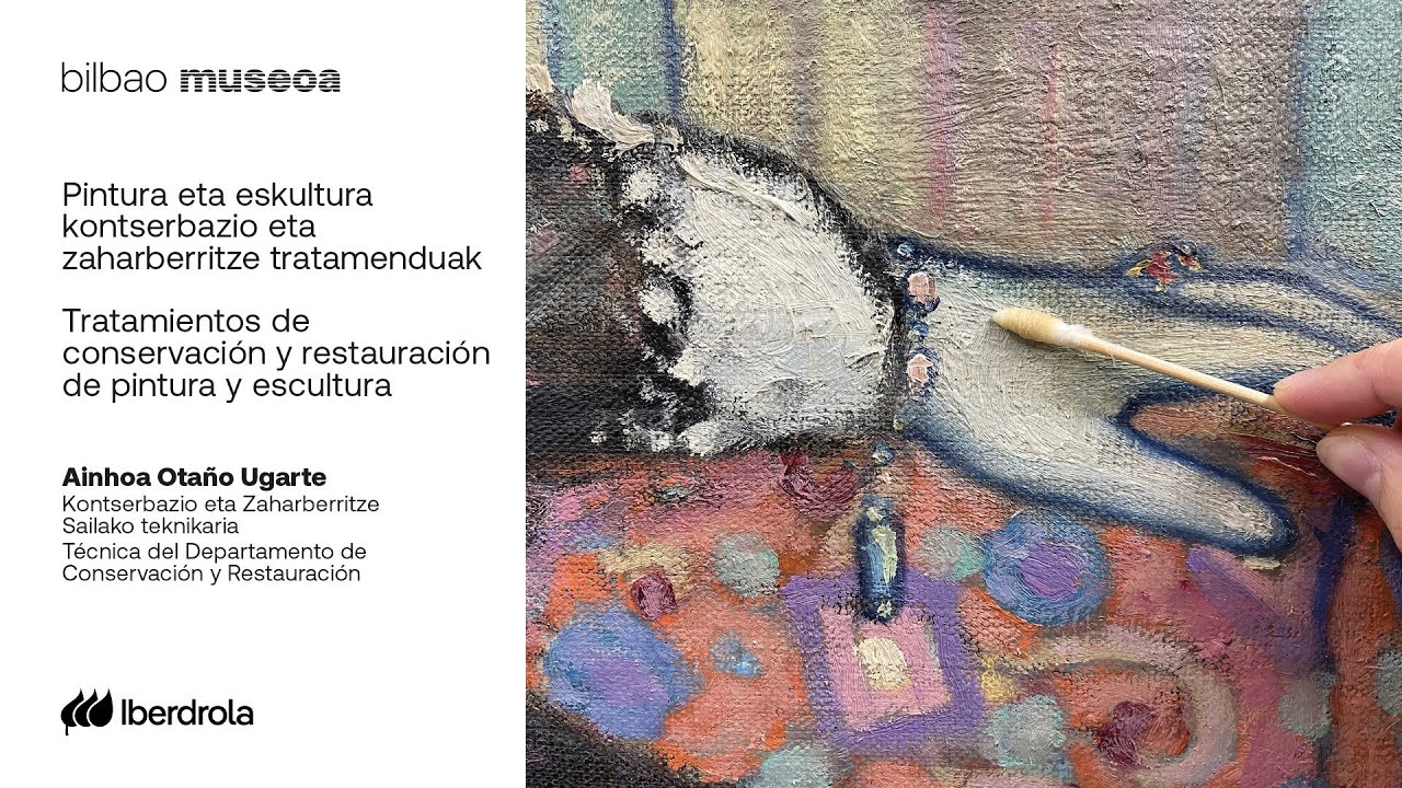 Conferencia. Ainhoa Otaño: Tratamientos de conservación y restauración de pintura y escultura