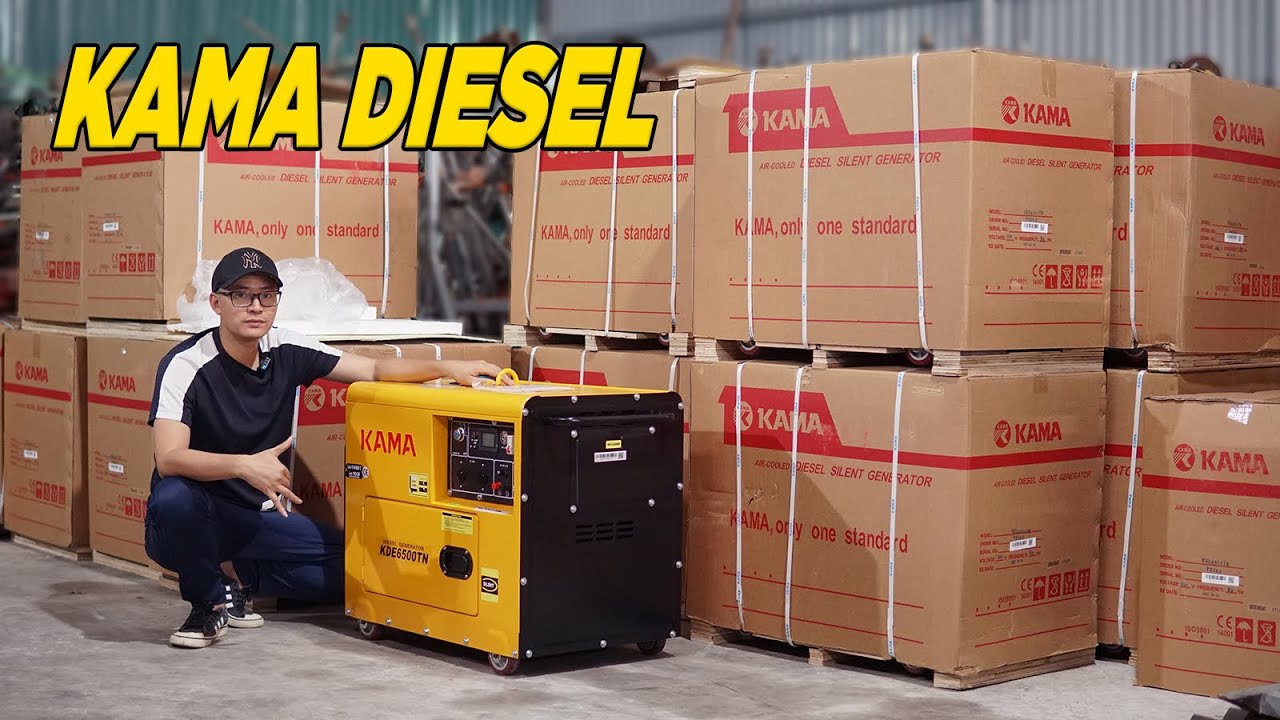 Máy Phát Điện Diesel KAMA 5Kw Chất Lượng Vượt Trội Giá... - youtube