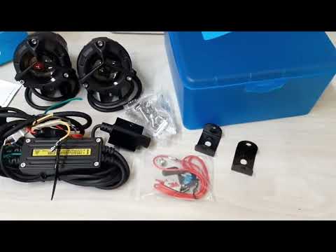 LIU HJG PREMIUM FOG LIGHT PAIR WITH LM ADJUSTABLE - video from AutoPowerz