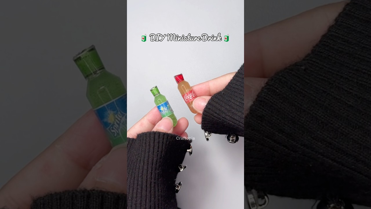 DIY Kawaii Miniature Drink 🧃 