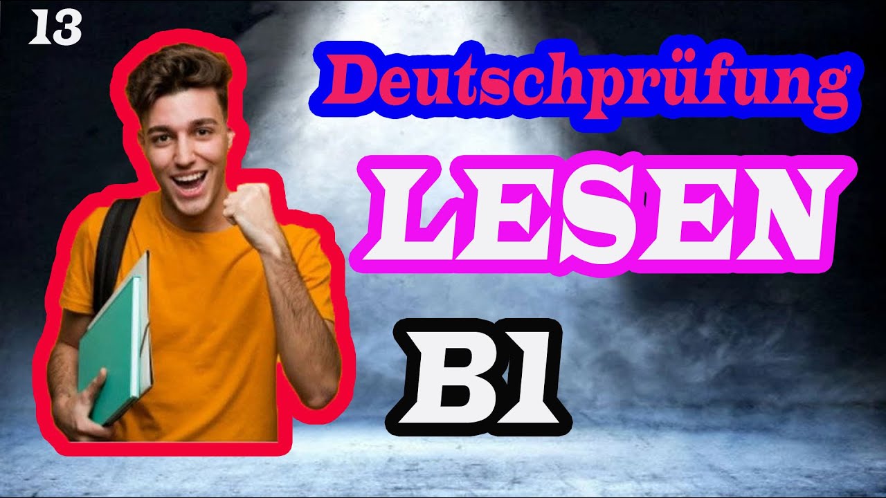 Telc B1 Prüfung Lesen Prüfung B1 LESEN/TELC B1 LESVERSTEHEN MIT LÖSUNGEN- - YouTube