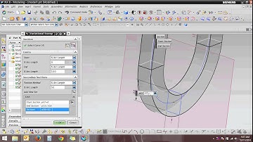Variational sweep in NX