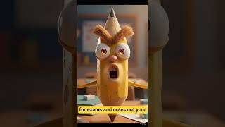 This pencil is FED UP 😭✏️#POVShorts#AngryObject#SchoolLife#RelatableShorts#Shorts#funny #pencil