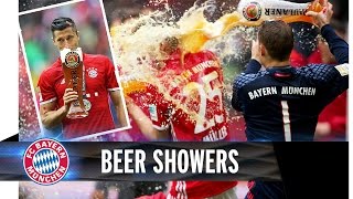 Beer showers are part of the fc bayern tradition when it comes to
celebrating a championship title. check out how celebratory shower
went down this ...