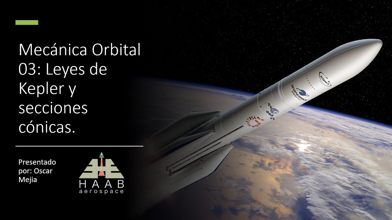 Introducción a la mecánica orbital 03: Leyes de Kepler y secciones cónicas.