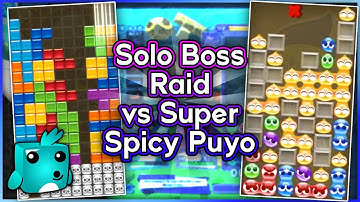 Solo Boss Raid vs Super Spicy Puyo [Slight Disadvantage]