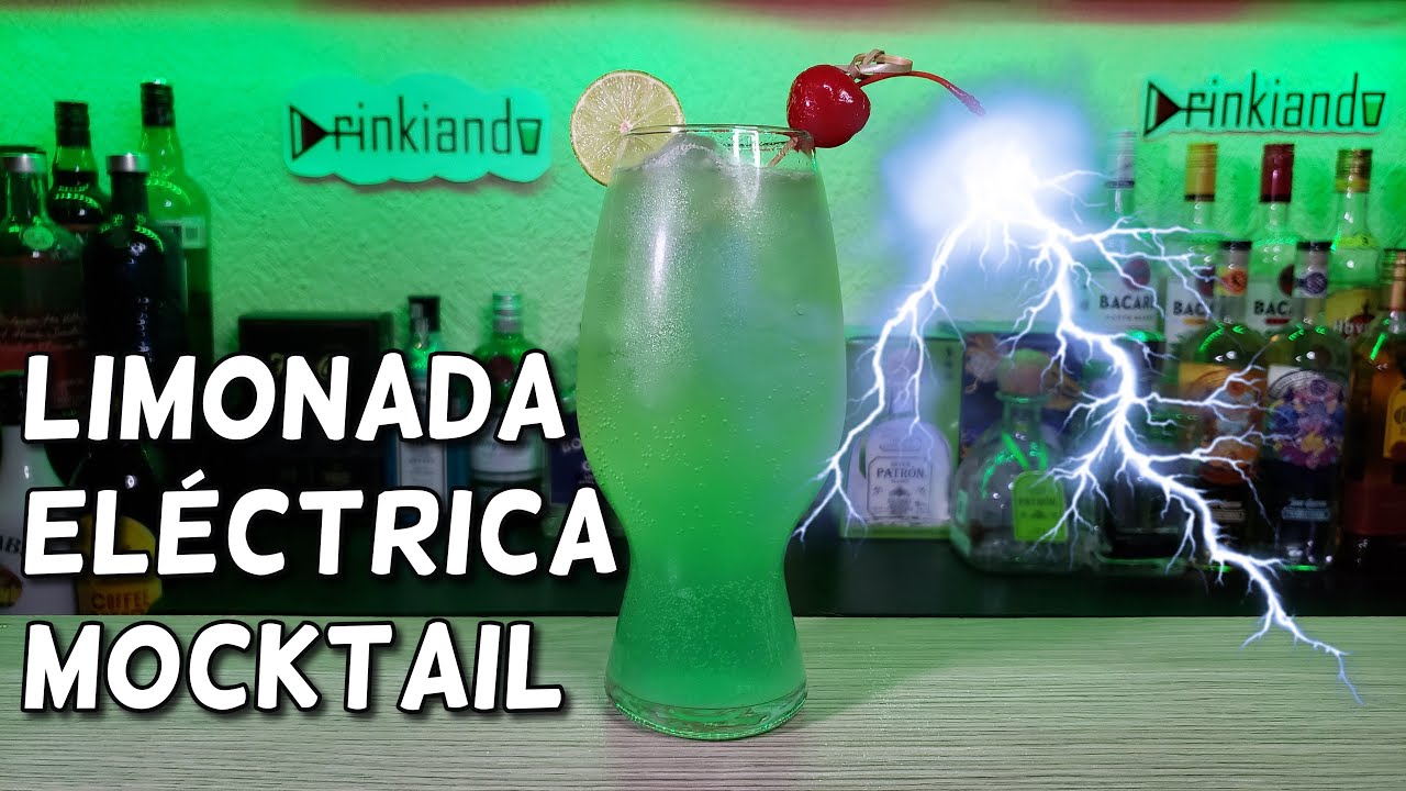 Limonada Eléctrica Mocktail  | Aprende A Preparar Este Delicioso Coctel Sin Alcohol! 