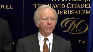 Part I - McCain/Lieberman Press Conference Jerusalem. Jan. 10, 2010