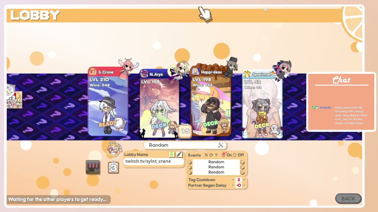 Okay, doing OJ while in VC, sorry for the late stream, me feelin' better.