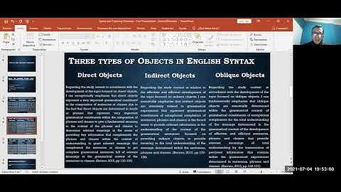 First Video Recording - Syntax and Teaching Grammar - Grammatical Functions - UTPL