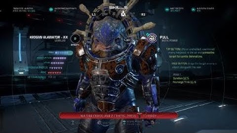 Mass effect Andromeda Krogan Gladiator platinum game play