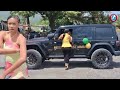 Miss Universe Jamaica Celene Hall arrives in Portland for homecoming celebration