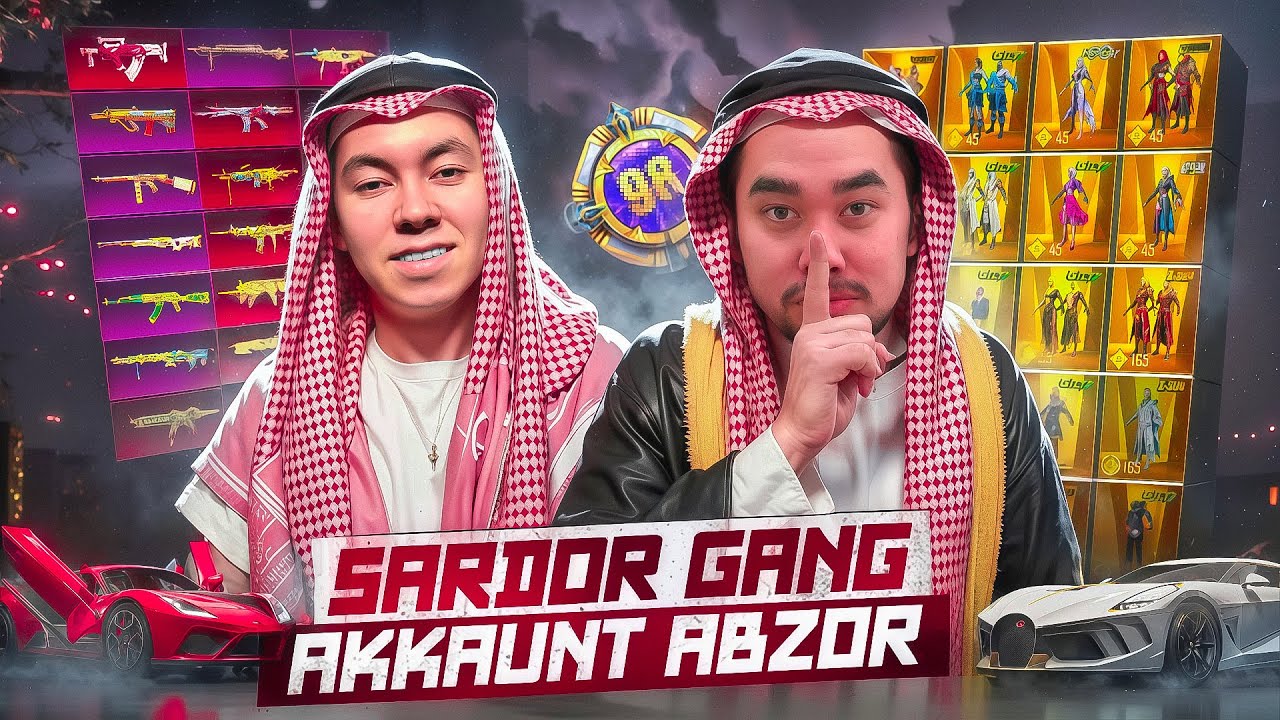 15000$ SARDOR GANG PROFILI OBZOR QILAMIZ PUBG MOBILE