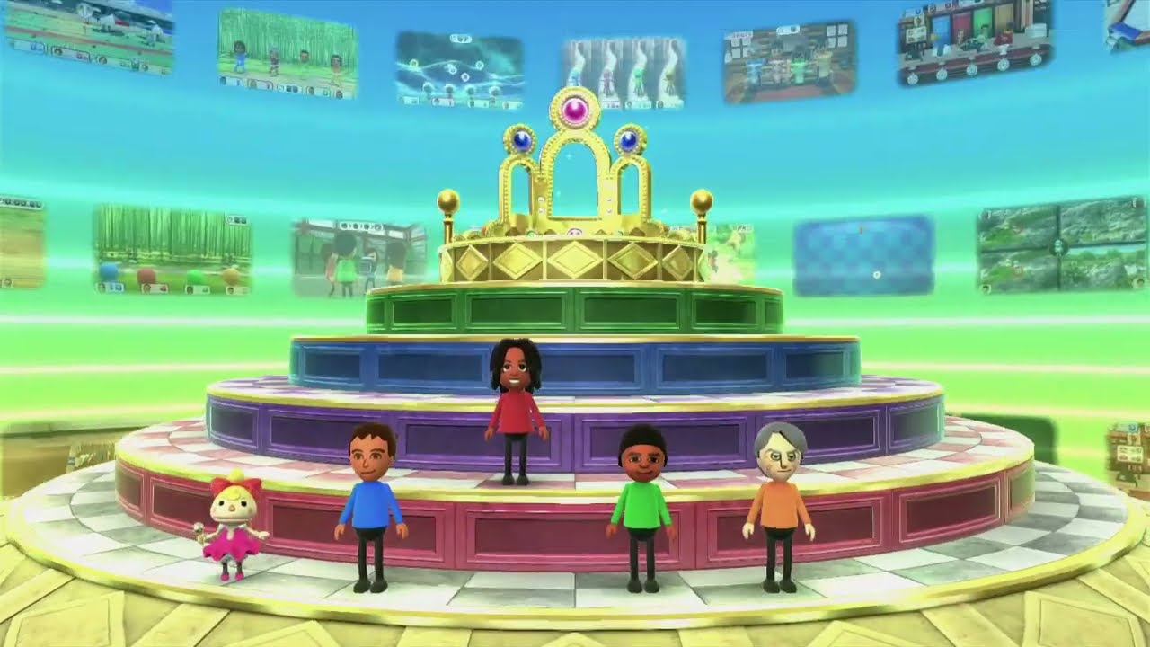 Wii Party U battle of minigames: TM14 Vs Patricia Vs Ricardo Vs Frank (advanced dificulty)