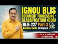 Classification (DDC) BLIE-227 Part-3