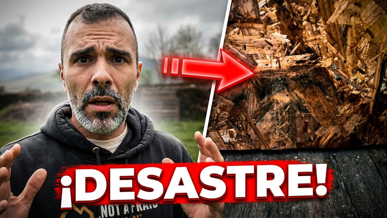 ¡DESASTRE en el CAMIÓN! 😱 Humedad y problemas en nuestra cabaña offgrid