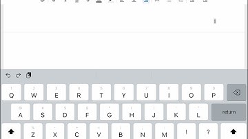 How to Set Up a Doc in MLA Format on IPad