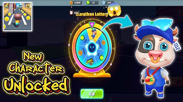 Cat Runner - Marathon Lottery Spin 🎡 || Unlocking New Cow Character! - Part 25