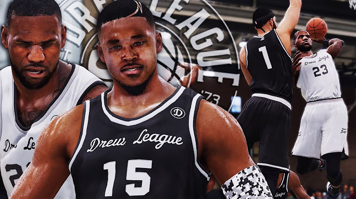 BROKE P.GEORGE ANKLES! LBJ POSTERIZES MCGEE @ Drew League - NBA LIVE 18 THE ONE #5