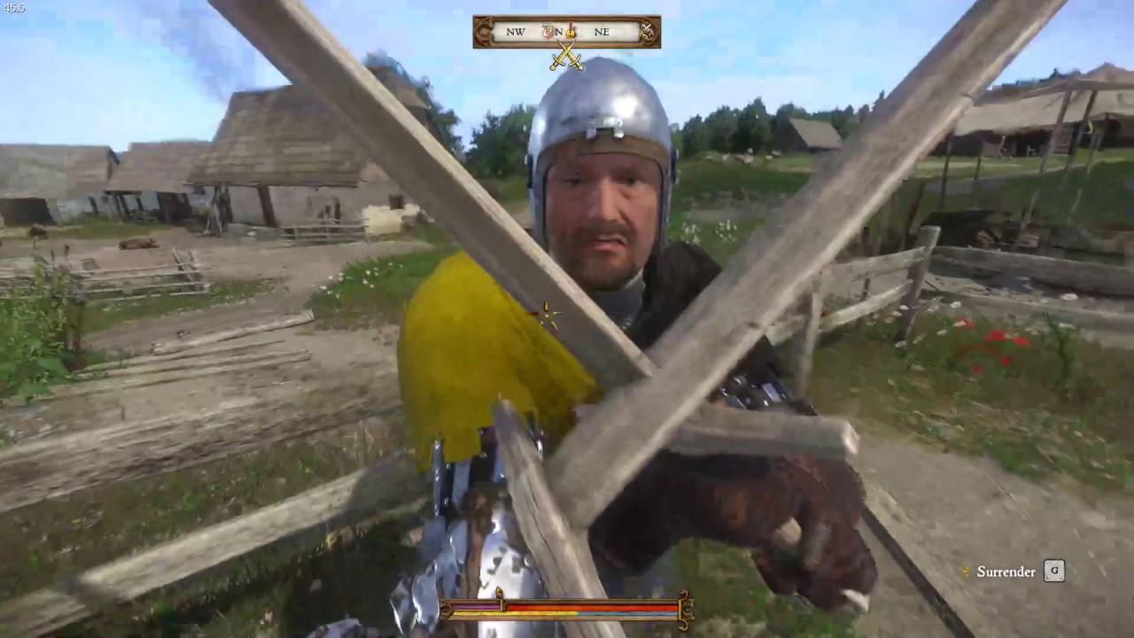 Training with Captain Bernard Kingdom Come Deliverance gameplay