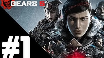 Gears 5 Walkthrough Gameplay -Act 1 Chapter 1 - Shot in the Dark -  Xbox One X - No Commentary