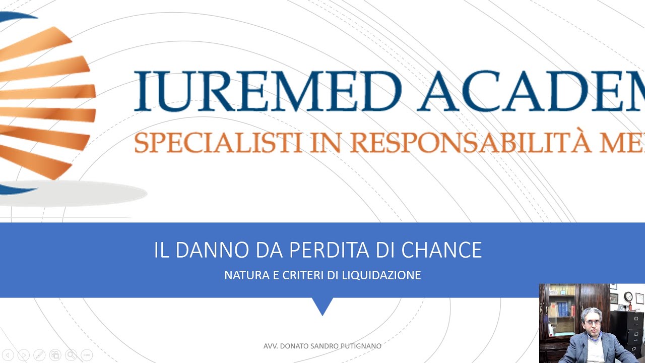 IL DANNO DA PERDITA DI CHANCE