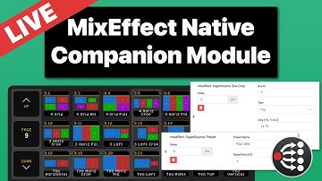 MixEffect Native Companion Module Live Stream