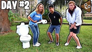 Last To Poop Wins $1,000  Challenge