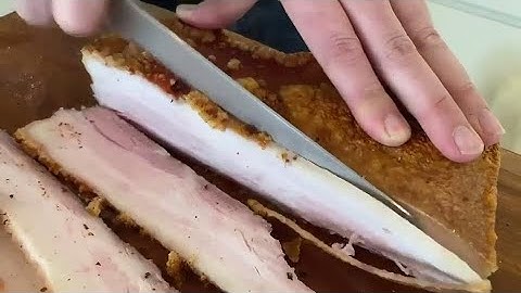 How to cook and cut your own strips of crispy bacon at home
