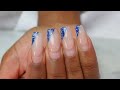 HOW TO: Refill a 8 week old set | Acrylic nails tutorial