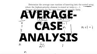 Average-Case Analysis | Data Structures
