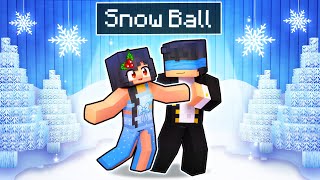 Our First SNOW BALL Dance In Minecraft!