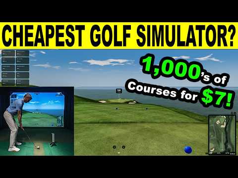 The Cheapest Golf Simulator Software? 1,000s of Courses for $7! 😮