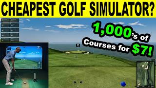 The Cheapest Golf Simulator Software? 1,000s of Courses for $7! 😮 screenshot 4