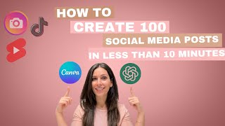 How To Create 100 Instagram Reels in 10 Minutes with Canva & ChatGPT!