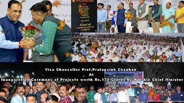 Vice Chancellor Prof.Pratapsinh Chauhan at Inauguration Ceremony by Hon