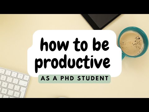 what makes a phd student productive