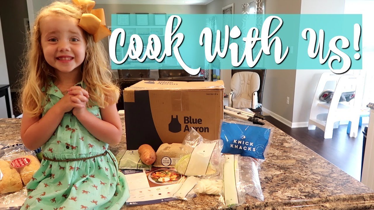 Hilarious Fail, Blue Apron Unboxing, Complete Review, And Cooking With Toddlers