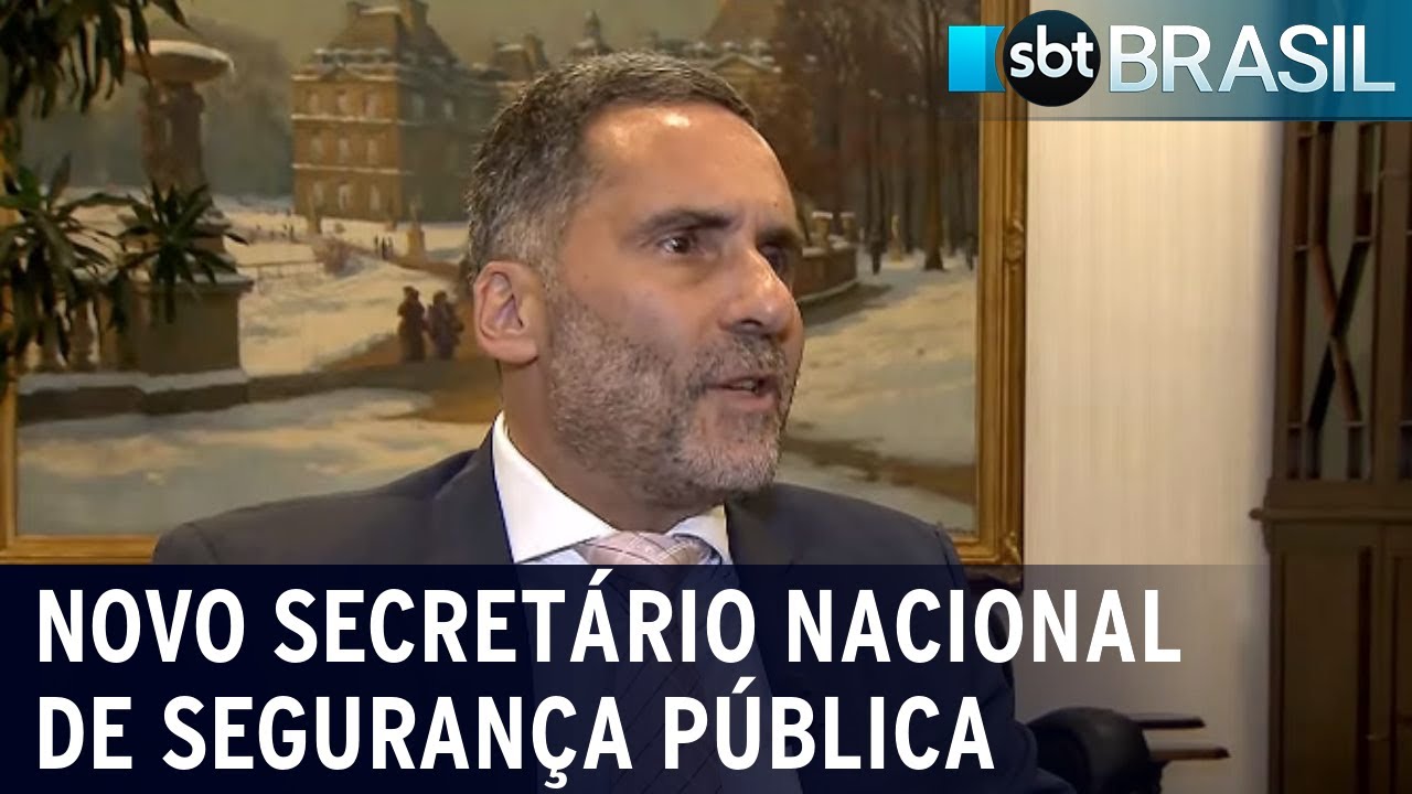 Mário Luiz Sarrubbo planeja ampliar iniciativas de segurança nacional | SBT Brasil (20/01/24)