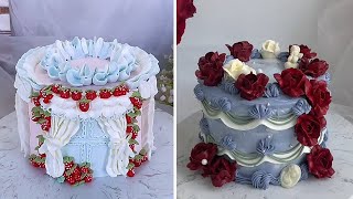 : How to Bake and Decorate a Cake for Beginners | Perfect Cake Decorating Ideas | Most Satisfying Cake