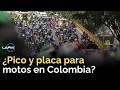 ¿Pico y placa para motos en Colombia? El debate sobre la invasión de andenes y ciclorrutas