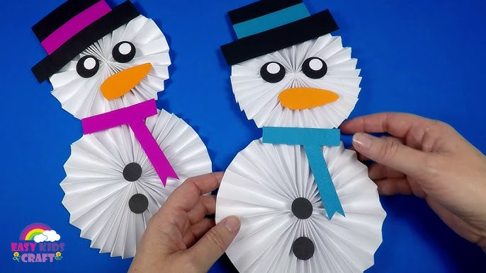 Как сделать снеговика из пластиковых стаканчиков